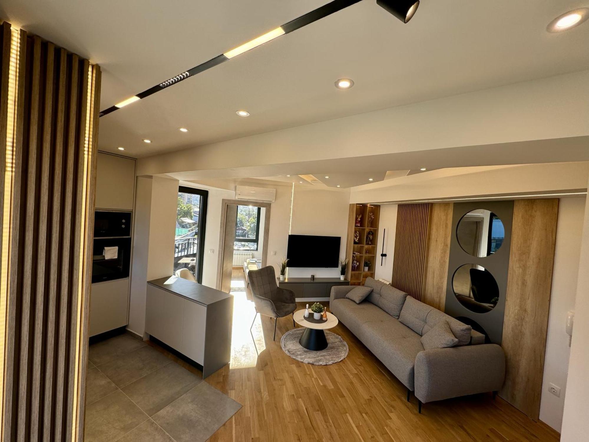Maria Luxury Apartment Skopje Bagian luar foto